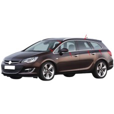 Повна окантовка стекол (Sport Tourer, 12 шт, нерж) для Opel Astra J 2009-2015 рр