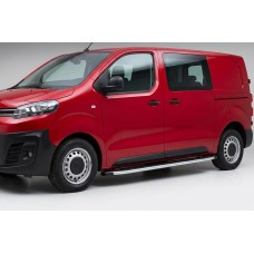 Бокові пороги Fullmond (2 шт., алюм.) XS – Коротка база для Citroen SpaceTourer 2016- рр