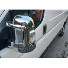 Накладки на дзеркала (2 шт, пласт) для Peugeot Boxer 2006-2025 рр