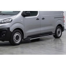 Бокові пороги Duru (2 шт., алюміній) M - Середня база для Citroen SpaceTourer 2016- рр
