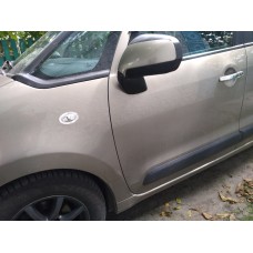 Обводка поворотника Carmos (2 шт., нерж.) для Citroen C-3 Picasso 2010-2017 гг