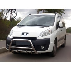 Защита переднего бампера (нерж. сталь) для Peugeot Expert 2007-2016 гг