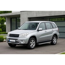 Бокові пороги Fullmond (2 шт., алюміній) для Toyota Rav 4 2001-2005 рр