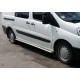 Бічні труби d60 (2 шт., нерж) 60мм, Довга база для Peugeot Expert 2007-2016 рр