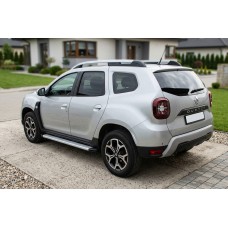 Бокові пороги Maya V2 (2 шт., алюміній) для Renault Duster 2018-2024 рр