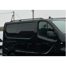 Рейлінги чорні Довга база, чавунні ніжки для Fiat Talento 2016- рр