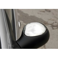 Накладки на зеркала (2 шт, нерж.) для Citroen Xsara Picasso 1999-2012 гг