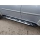 Боковые пороги Sunrise (2 шт., алюминий) для Mitsubishi Pajero Sport 2008-2015 гг