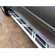 Боковые пороги Sunrise (2 шт., алюминий) для Mitsubishi Pajero Sport 2008-2015 гг