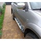 Боковые пороги Sunrise (2 шт., алюминий) для Mitsubishi Pajero Sport 2008-2015 гг