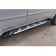 Боковые Подножки Sunrise (2 шт., Алюминий) для Mitsubishi Pajero Sport 2008-2015 гг