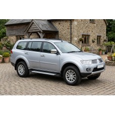 Боковые Подножки Line (2 шт., Алюминий) для Mitsubishi Pajero Sport 2008-2015 гг