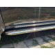 Бокові пороги Maydos V2 (2 шт., алюміній -2025 нерж) для Mitsubishi Pajero Sport 2008-2015 рр