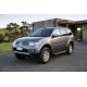 Боковые пороги RedLine V1 (2 шт., алюминий) для Mitsubishi Pajero Sport 2008-2015 гг