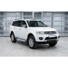 Боковые Подножки Maya V2 (2 шт., Алюминий) для Mitsubishi Pajero Sport 2008-2015 гг