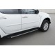Бокові пороги Fullmond (2 шт., алюміній) для Mitsubishi Pajero Sport 2008-2015 рр