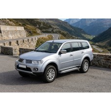 Боковые Подножки Rainbow (2 шт., Алюминий) для Mitsubishi Pajero Sport 2008-2015 гг