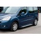 Боковые Подножки Allmond Grey (2 шт., Алюминий) для Peugeot Partner Tepee 2008-2018 гг