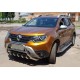 Защита переднего бампера без надписи WT003 (нержавейка) для Dacia Duster 2018-2024 гг