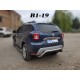 Задній захист AK007 (нерж.) для Dacia Duster 2018-2024 рр