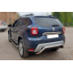 Задній захист AK007 (нерж.) для Dacia Duster 2018-2024 рр