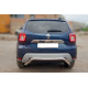 Задній захист AK007 (нерж.) для Renault Duster 2018-2024 рр
