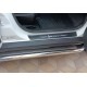 Боковые пороги Premium (2 шт., нерж.) Ø60 для Renault Duster 2018-2024 гг