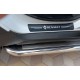 Боковые пороги Premium (2 шт., нерж.) Ø60 для Renault Duster 2018-2024 гг