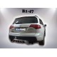 Задній захист B1-47 (нерж) для Acura MDX 2007-2013 рр