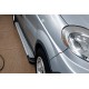 Боковые пороги X5-тип (2 шт, алюминий) Длинная База для Renault Trafic 2001–2015 гг