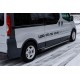 Боковые пороги X5-тип (2 шт, алюминий) Длинная База для Renault Trafic 2001–2015 гг