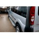 Боковые пороги X5-тип (2 шт, алюминий) Длинная База для Renault Trafic 2001–2015 гг