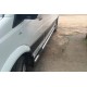 Бічні труби (2 шт., нерж.) d70, Середня база - задній привід для Mercedes Sprinter W907/W910 2018- рр
