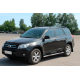 Бічні труби для стандартної бази (2 шт, нерж) для Toyota Rav 4 2006-2013 рр