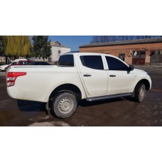 Бокові пороги Premium (2 шт., нерж.) Ø60 для Fiat Fullback 2016- рр