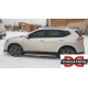 Бокові пороги Premium (2 шт., нерж.) Ø60 для Nissan X-trail T32 / Rogue 2014-2021 рр