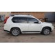 Боковые пороги Premium (2 шт., нерж.) Ø60 для Nissan X-trail T31 2007-2014 гг