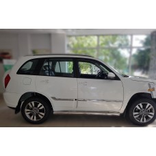 Боковые трубы (2 шт, нерж) для Chery Tiggo 3