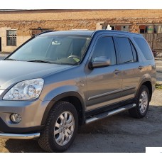 Бічні труби (2 шт., нерж) для Honda CRV 2001-2006 рр