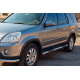 Бічні труби (2 шт., нерж) для Honda CRV 2001-2006 рр