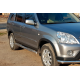 Бічні труби (2 шт., нерж) для Honda CRV 2001-2006 рр