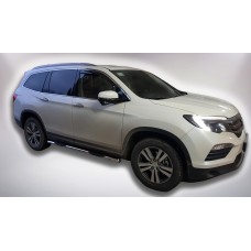 Бічні труби (2 шт., нерж) для Honda Pilot 2015-2022 рр