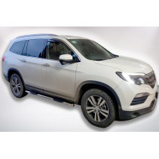 Бічні труби (2 шт., нерж) для Honda Pilot 2015-2022 рр