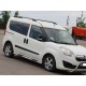 Бічні труби (2 шт., нерж) 60 мм, коротка база для Opel Combo 2012-2018 рр