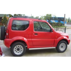 Бічні труби (2 шт., нерж) для Suzuki Jimny 1998-2018 рр