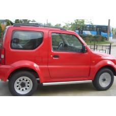 Бічні труби (2 шт., нерж) для Suzuki Jimny 1998-2018 рр