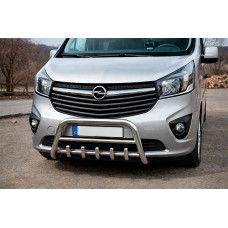 Кенгурятник WT003-4 (нержавейка) Без надписи для Fiat Talento 2016- гг