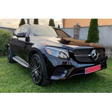 Боковые Подножки (OEM) для Mercedes GLC coupe C253 2016-2023 гг