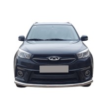 Передній захист ST008 (нерж) для Chery Tiggo 3