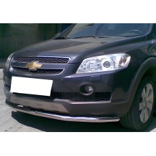 Передняя защита ST008 (нерж) для Chevrolet Captiva 2006-2019 гг